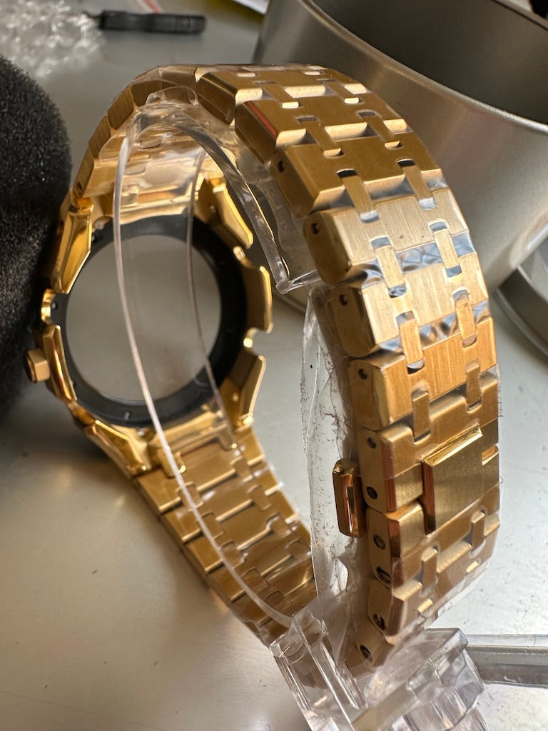 Cinturini + Copri Cassa IRON in acciaio per Casio Gshock 2100