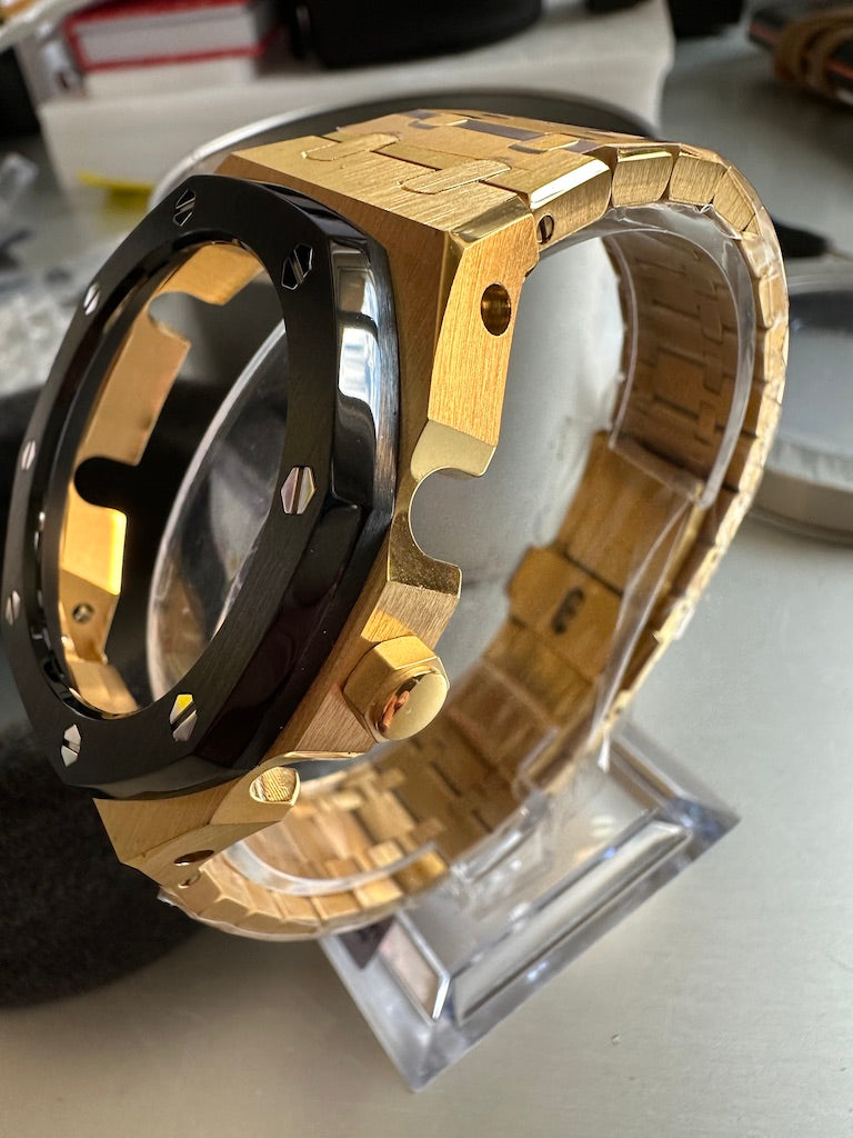 Cinturini + Copri Cassa IRON in acciaio per Casio Gshock 2100