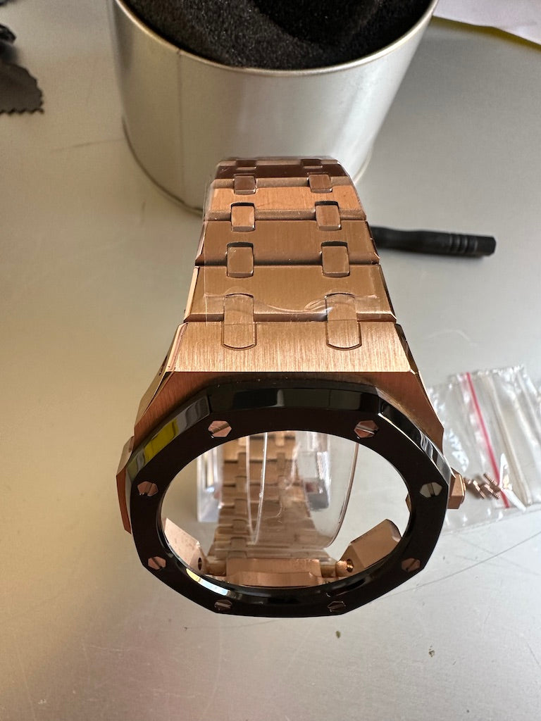 Cinturini + Copri Cassa IRON in acciaio per Casio Gshock 2100