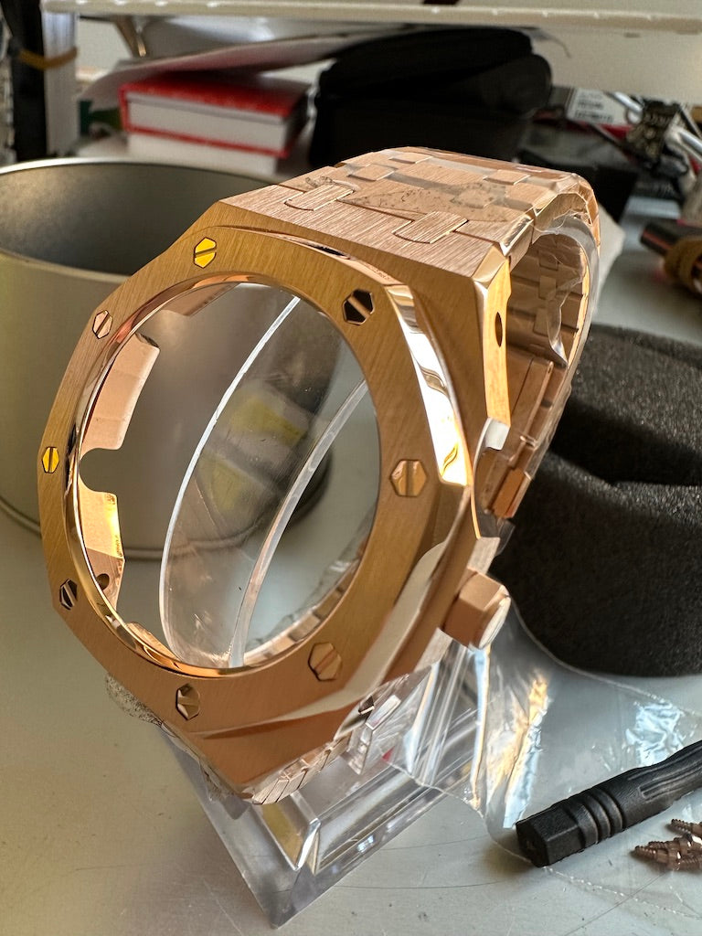 Cinturini + Copri Cassa IRON in acciaio per Casio Gshock 2100