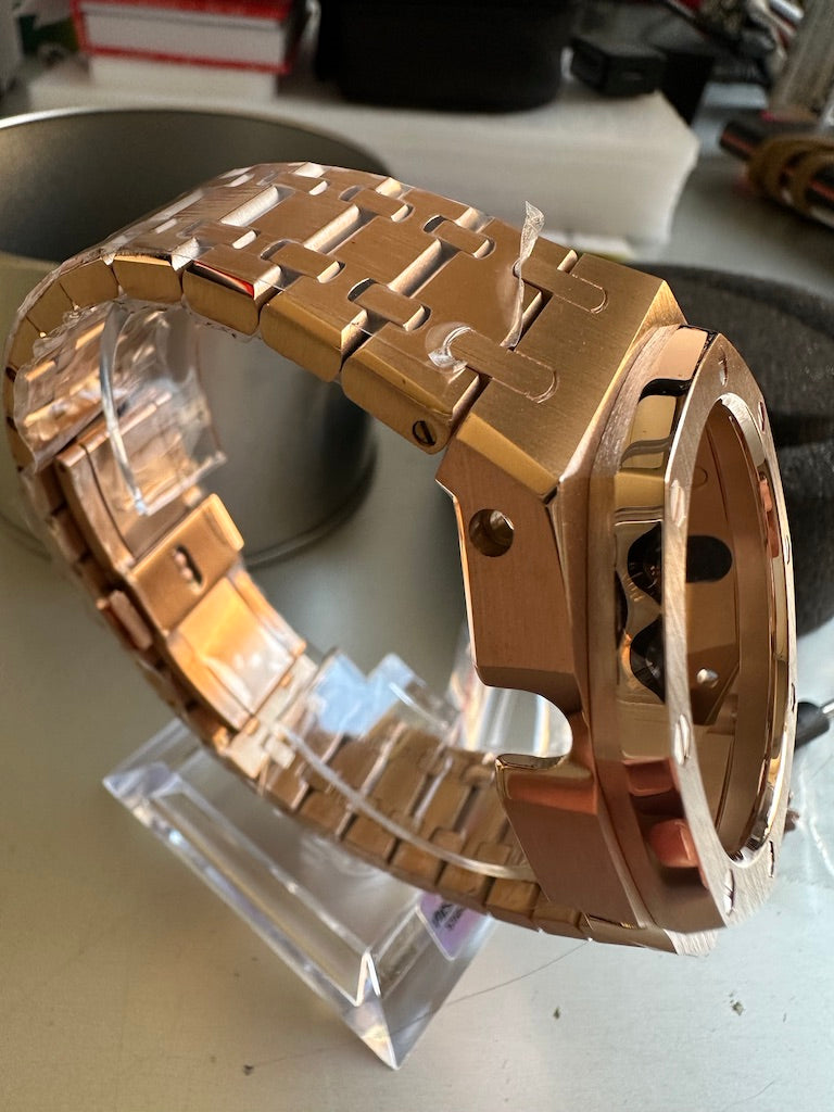 Cinturini + Copri Cassa IRON in acciaio per Casio Gshock 2100