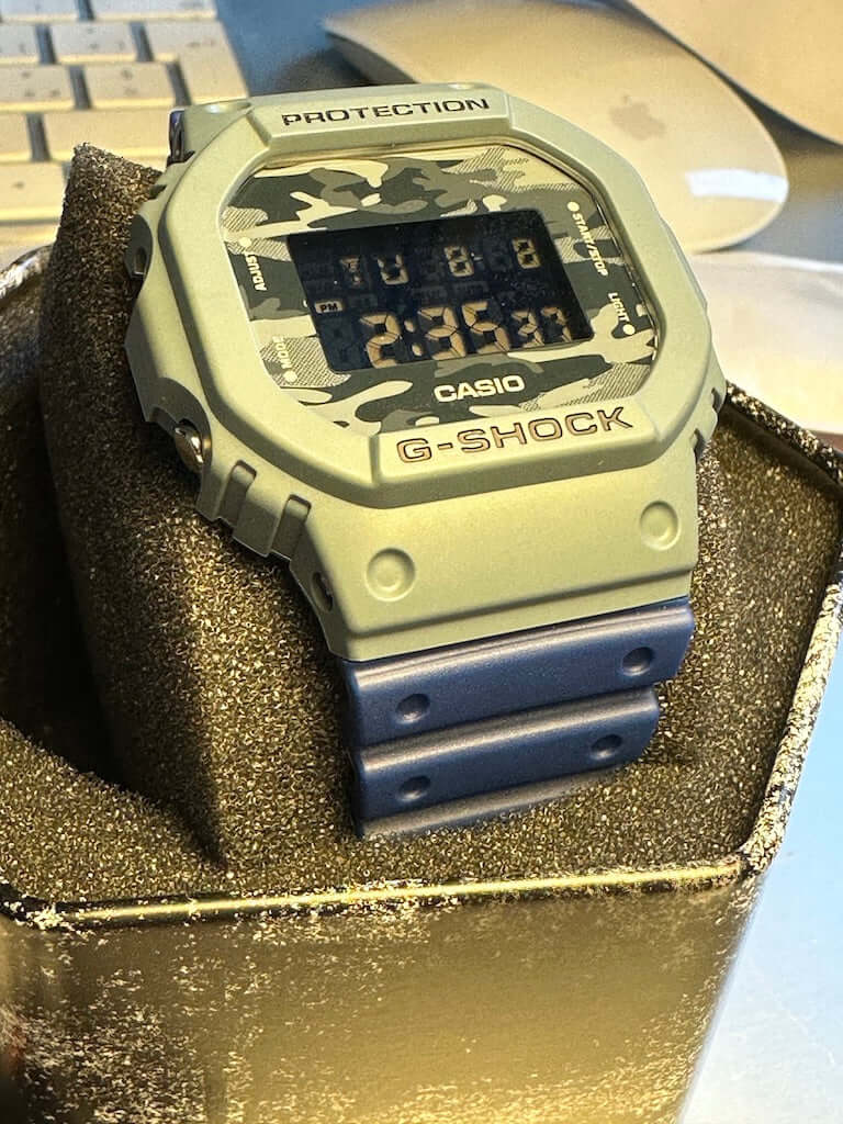 Orologio Casio GShock 5600 The Ocean Blue