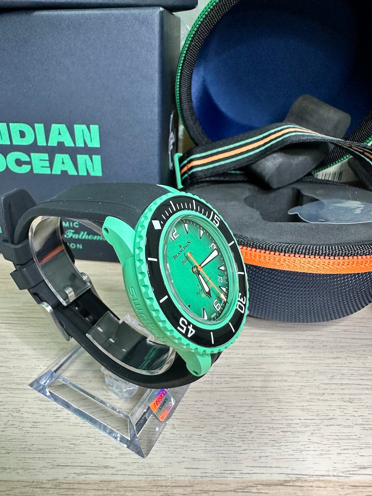 Cinturini BLANC in silicone da 22mm (Es. BlancpainxSwatch)