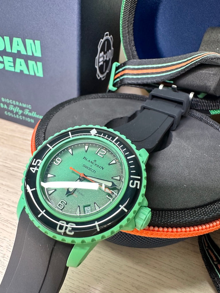 Cinturini BLANC in silicone da 22mm (Es. BlancpainxSwatch)