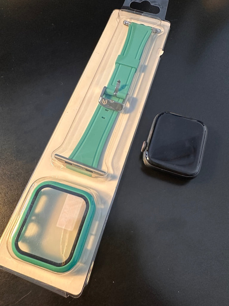 Cinturini + Copri Cassa di SILICONE per Apple Watch