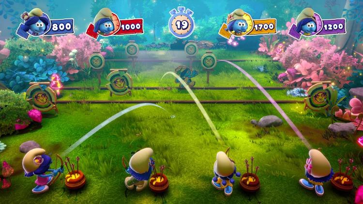 Smurfs Village Party PS4 Game Playstation 4 Video Game Blu-Ray Ita PS5 Upgrade