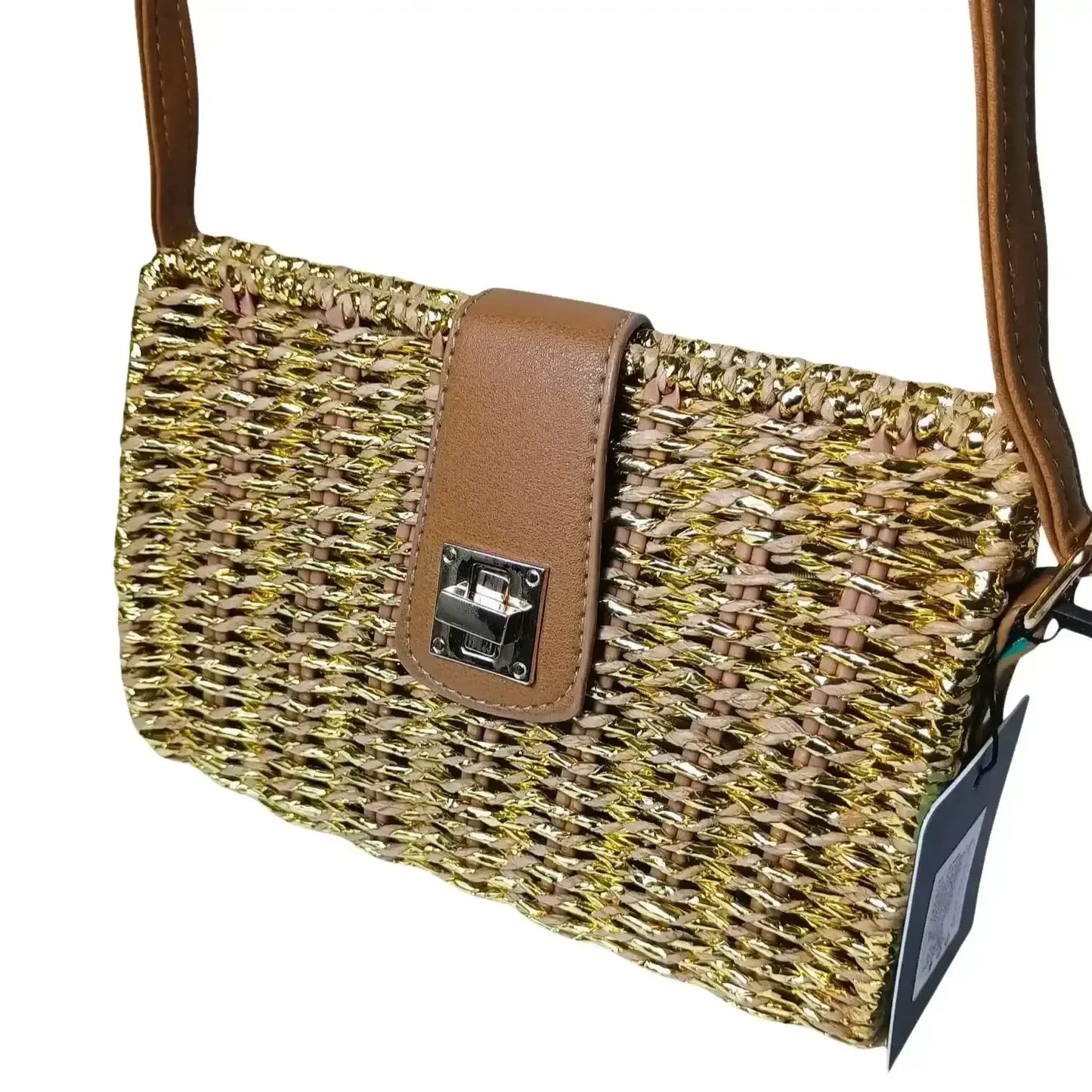 Woven Crossbody Bag - MS-7066