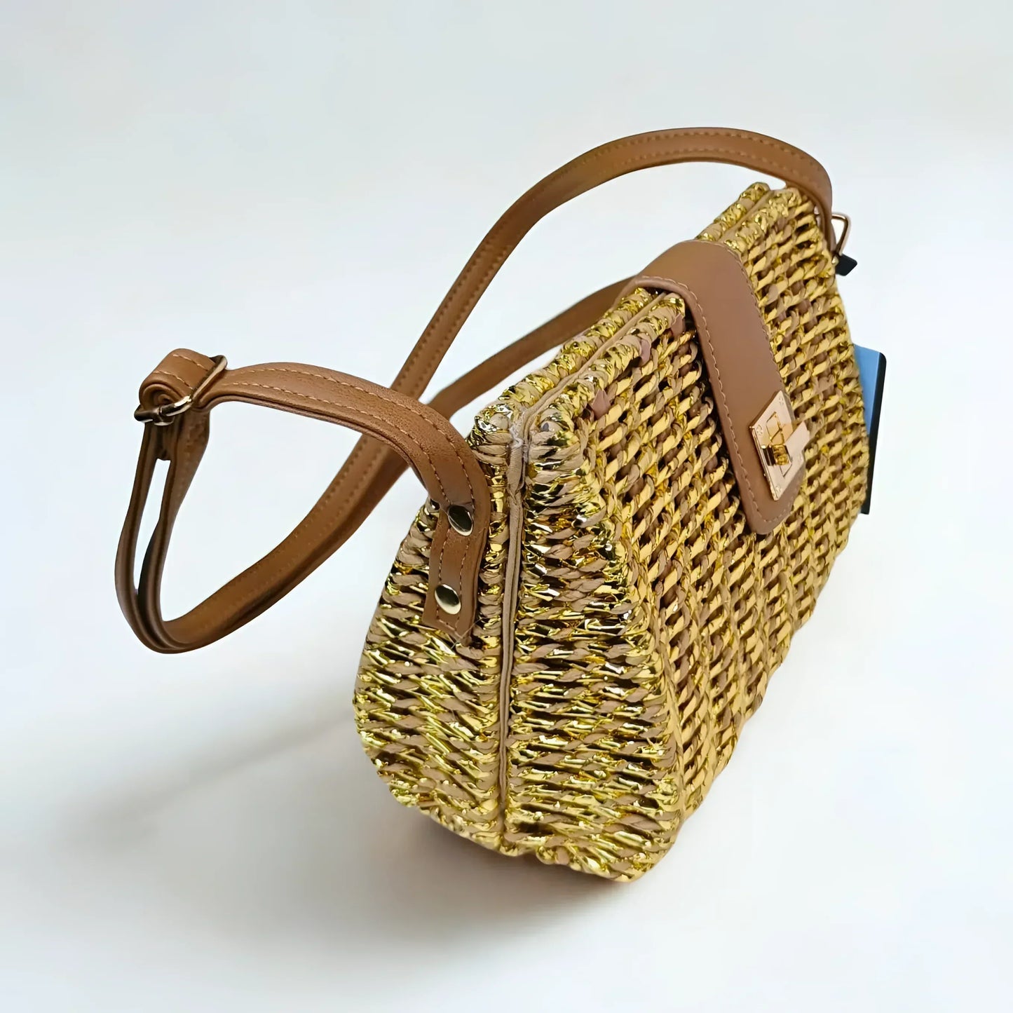 Woven Crossbody Bag - MS-7066