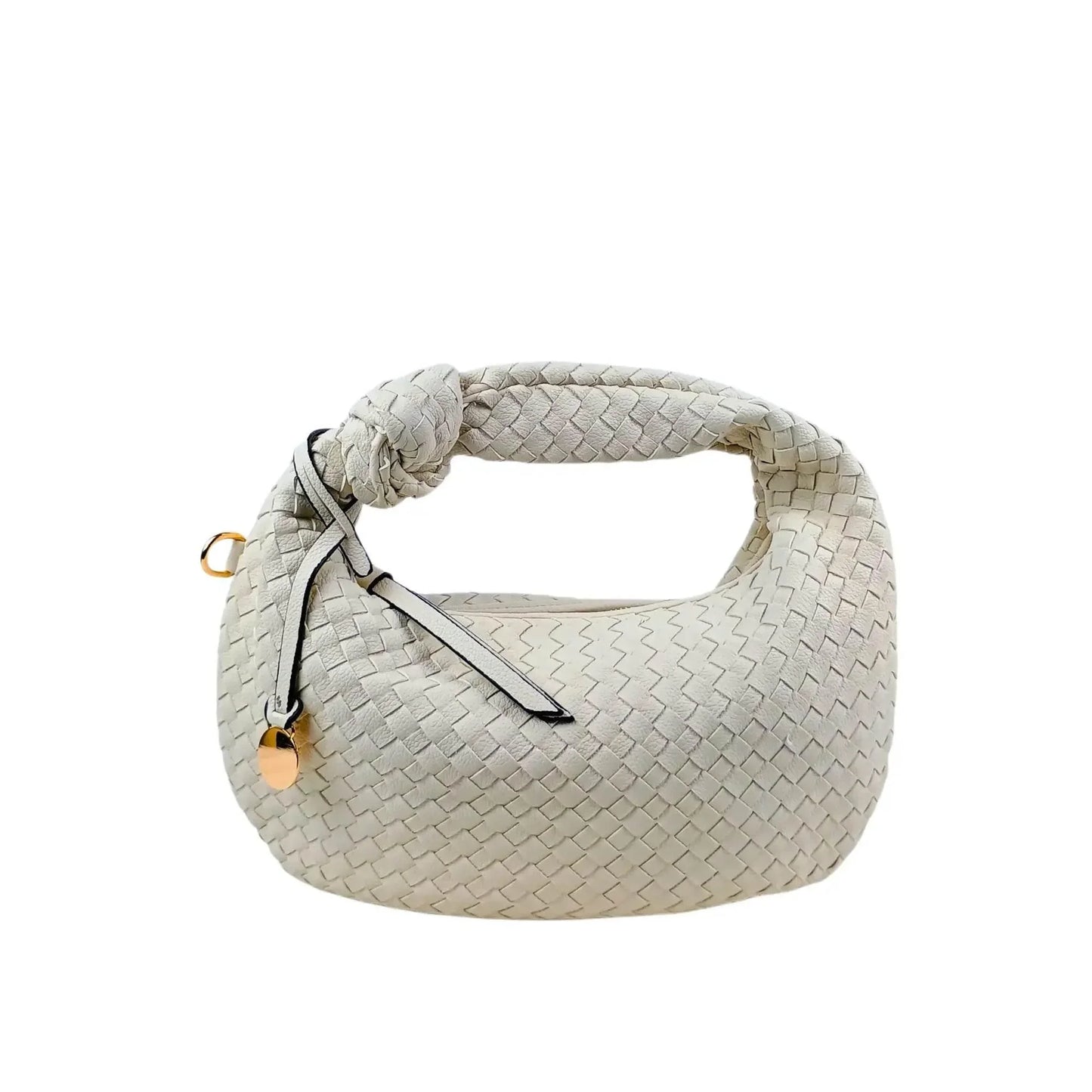 Woven Leather Shoulder Bag MS-4333