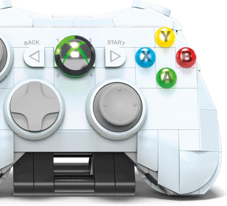 Xbox Mega Construction Set - Xbox 360 Console + Halo Puzzle Costruzione 1342 Pz