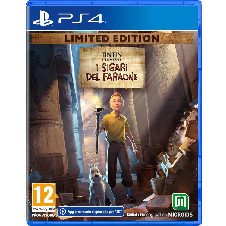 Tintin Cigars Of The Pharaoh Limited Edition Ps4 Video Game Playstation 4 Pal Ita