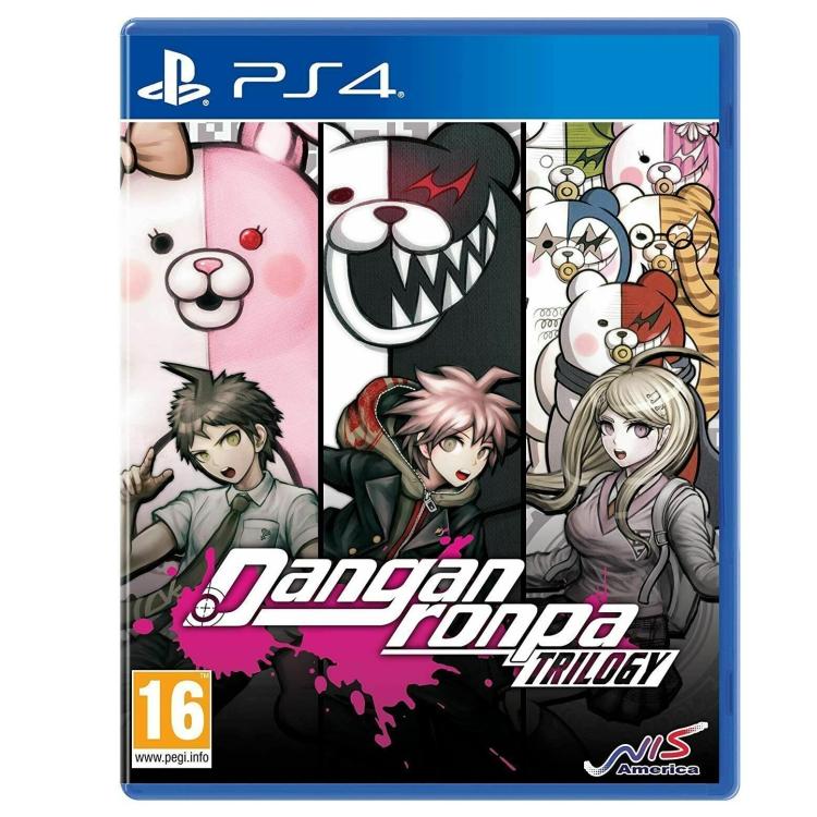DANGANRONPA TRILOGY PS4 GIOCO PLAYSTATION 4 UK VIDEOGIOCO TRILOGIA NUOVO UP PS5