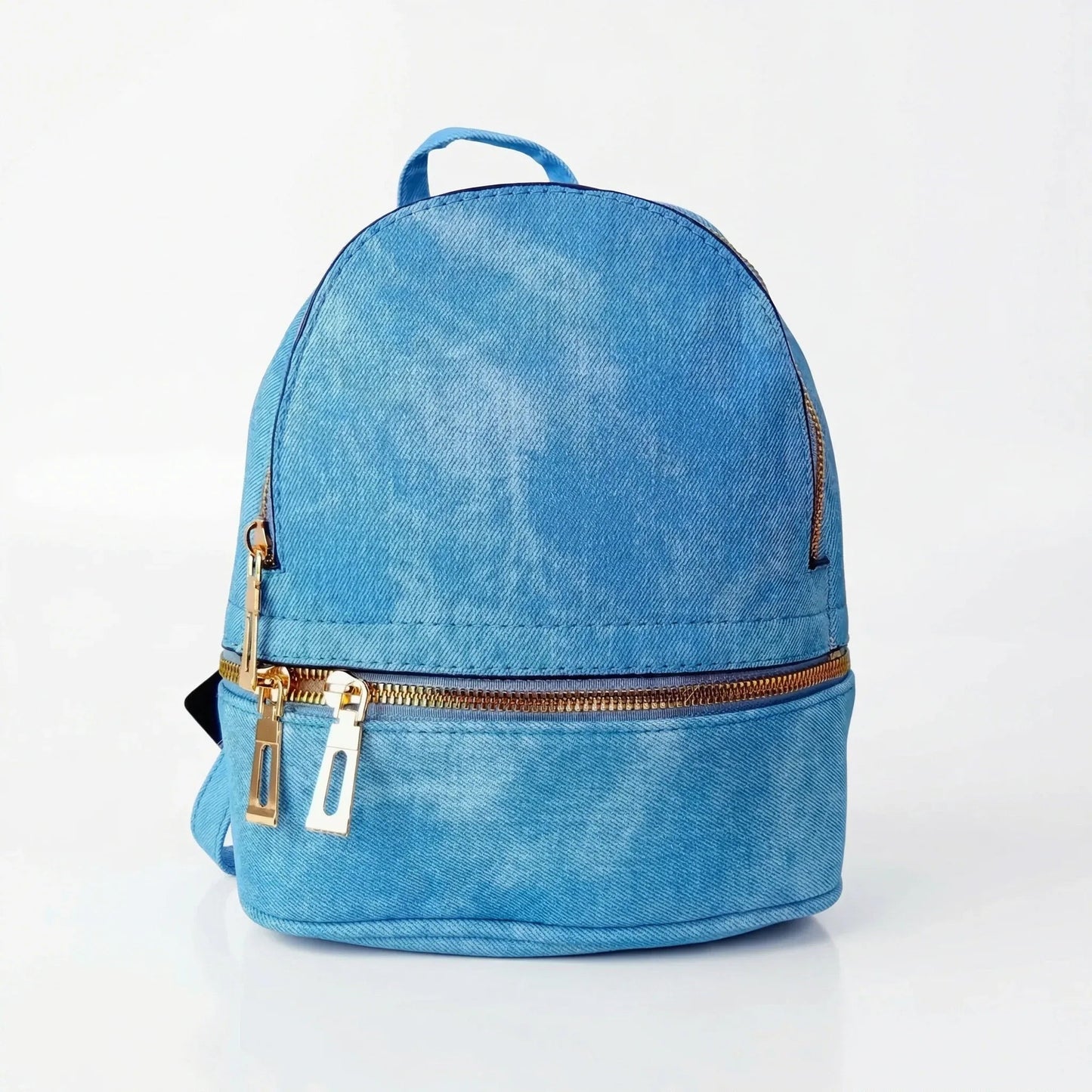 Denim mini backpack