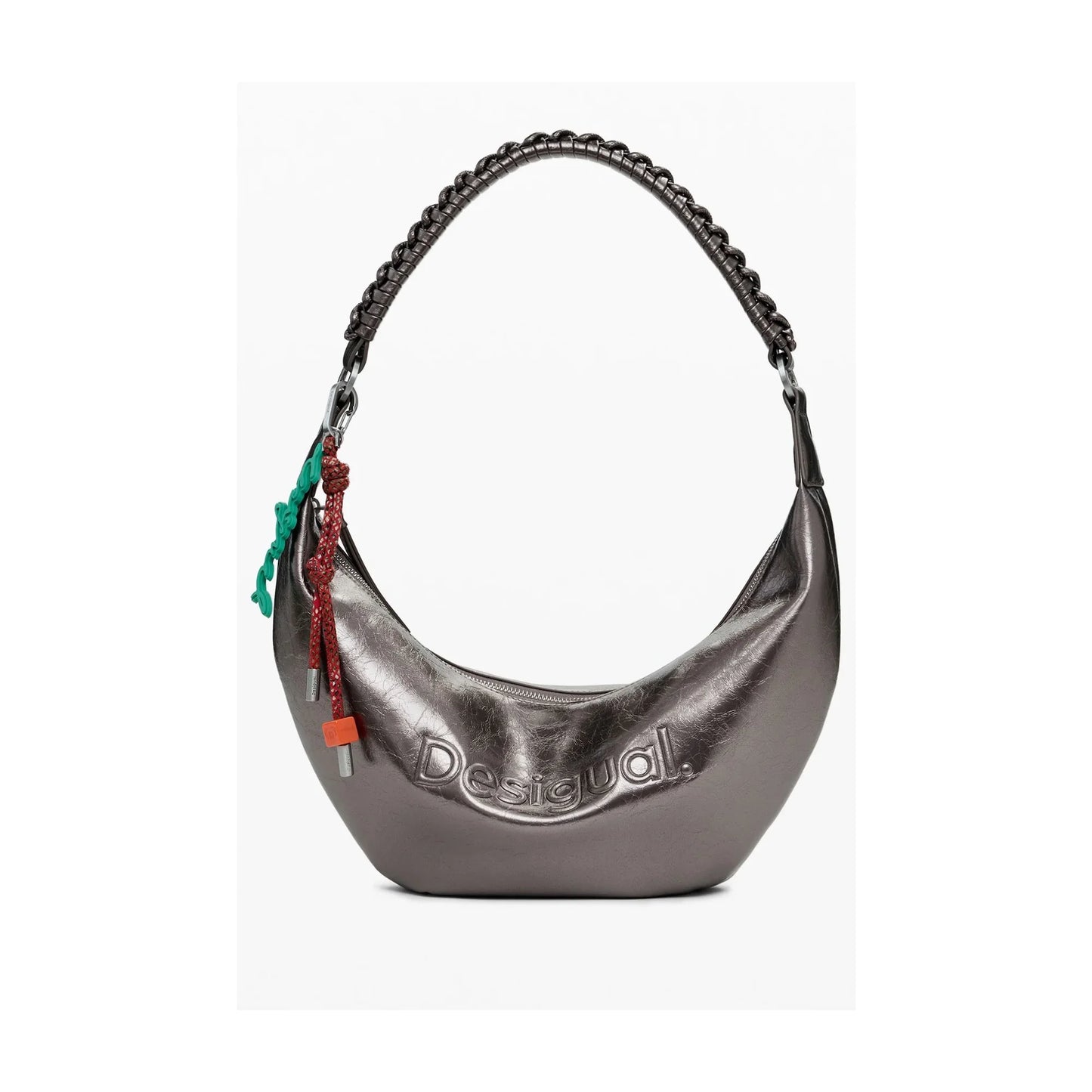 DESIGUAL Borsa Donna Bronzo a Spalla Half Logo Zante