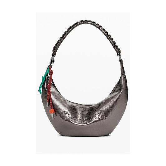 DESIGUAL Borsa Donna Bronzo a Spalla Half Logo Zante