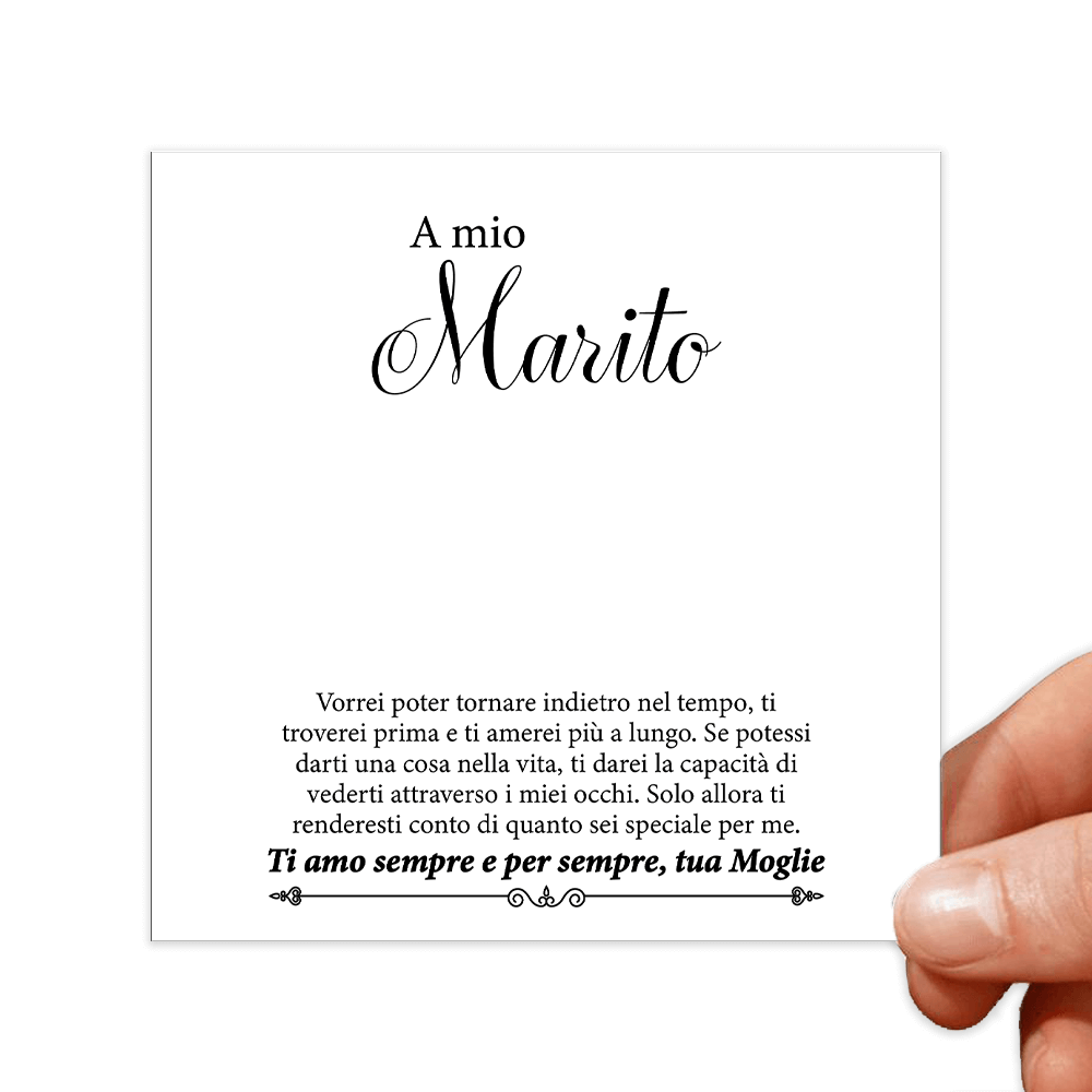 Cartoncini con dediche Uomo