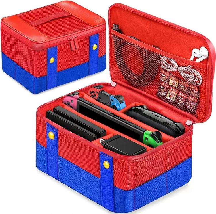 Xtreme Borsa Da Viaggio Organizer Zaino Nintendo Switch 2 Mario Cosplay