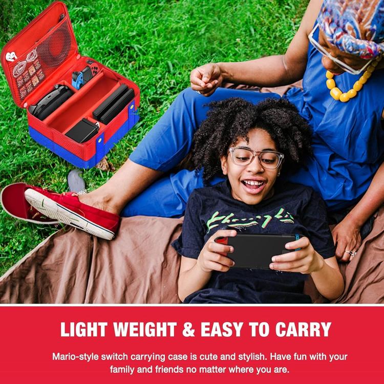 Xtreme Borsa Da Viaggio Organizer Zaino Nintendo Switch 2 Mario Cosplay