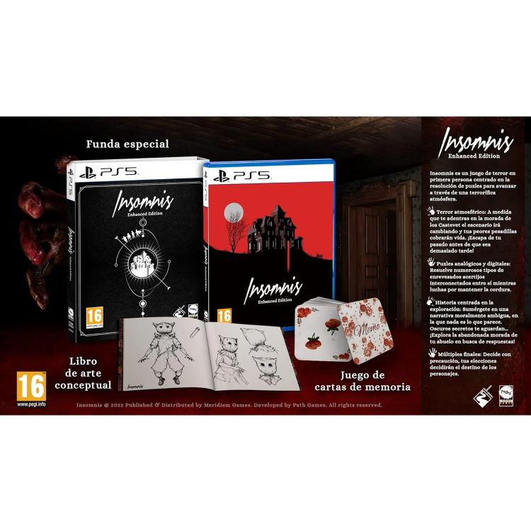 Insomnis - Enhanced Edition PS5 Video Game for Playstation 5 Disc Version PAL EU IT