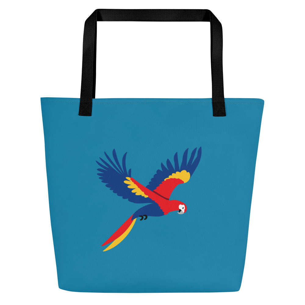 Borsa Mare Flying Scarlet Macaw