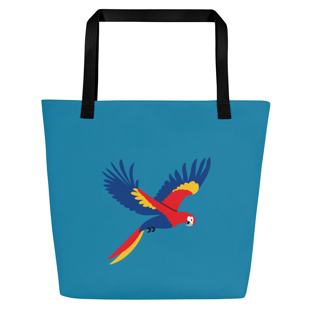 Borsa Mare Flying Scarlet Macaw