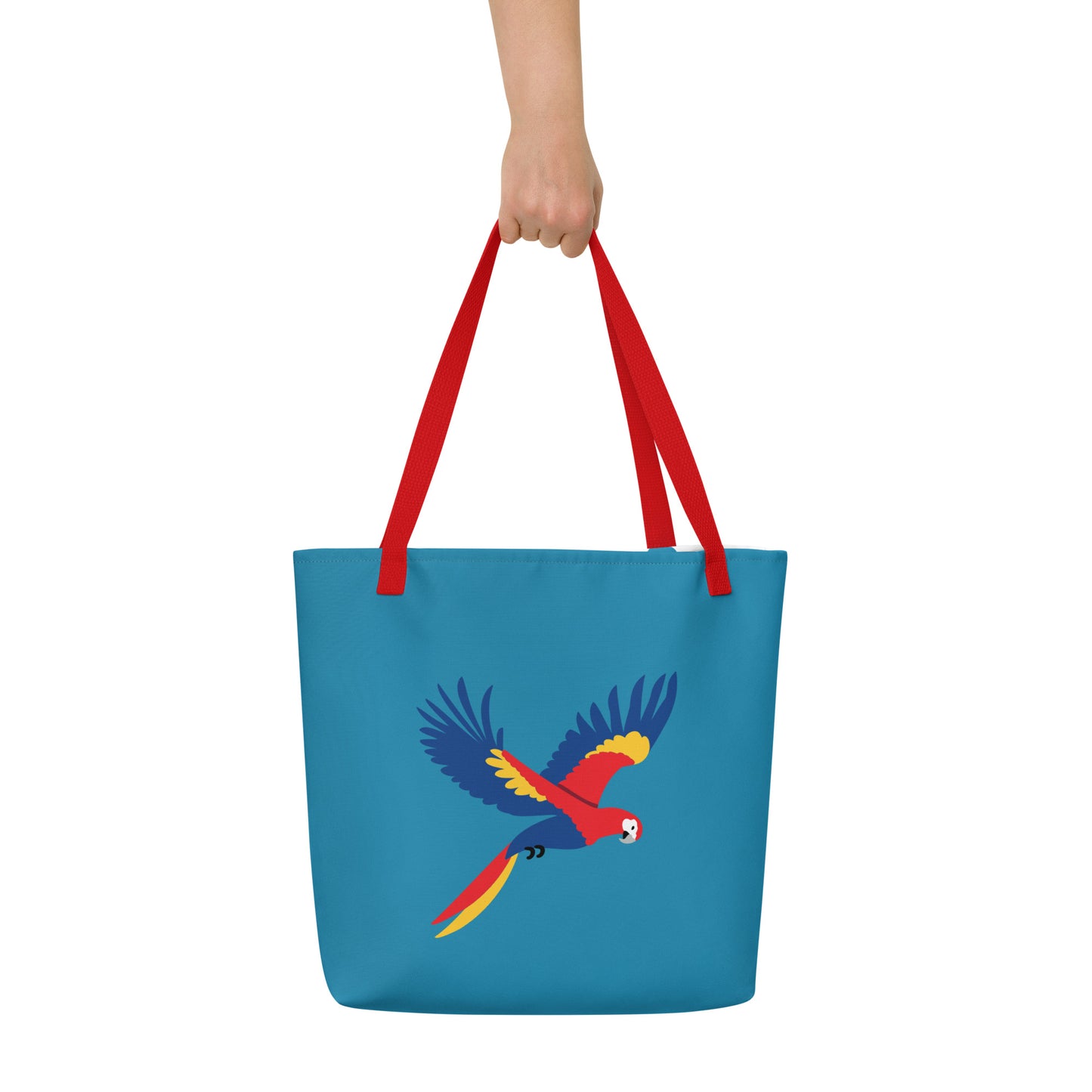 Borsa Mare Flying Scarlet Macaw