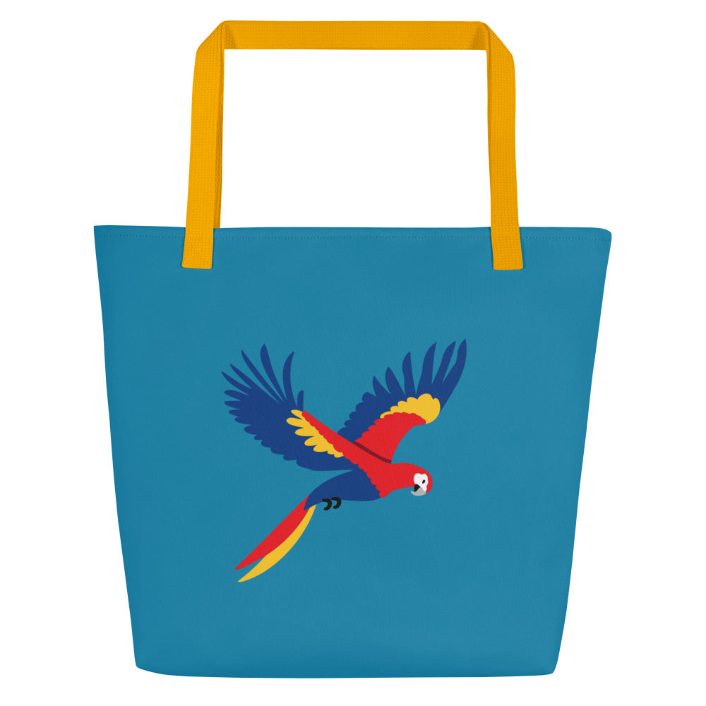 Borsa Mare Flying Scarlet Macaw