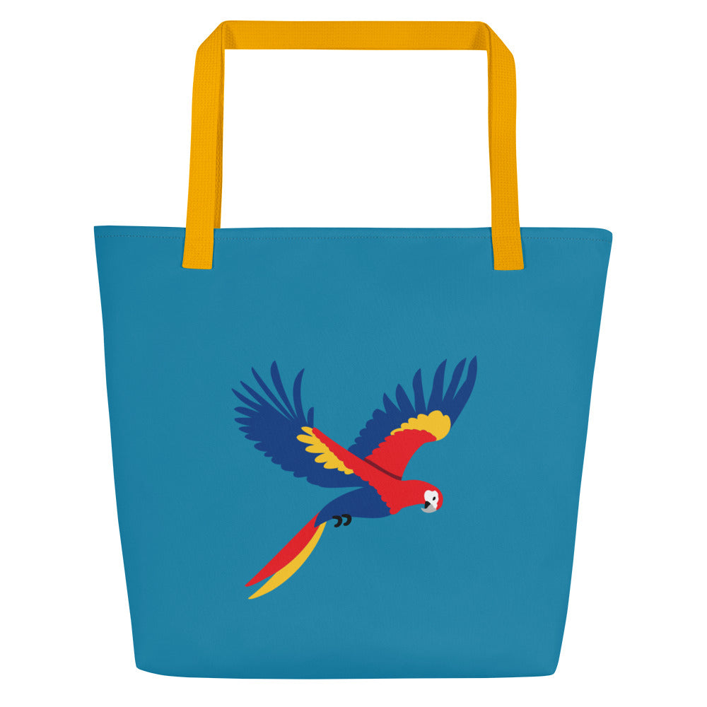 Borsa Mare Flying Scarlet Macaw