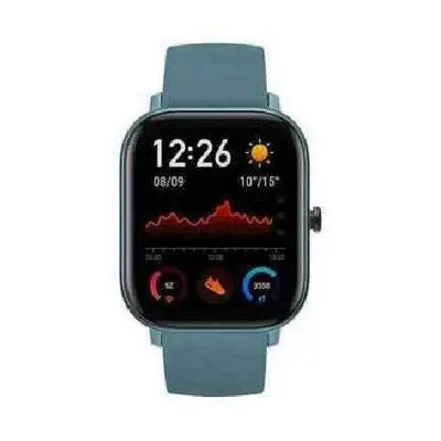 Amazfit GTS Cassa Alluminia Blu, Cinturino Silicone Blu, Orologio Intelligente