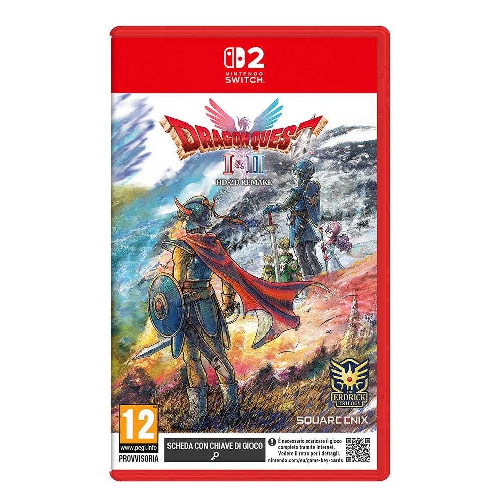 Dragon Quest  I & II HD-2D Remake Nintendo Switch 2 Gioco Pal Italiano