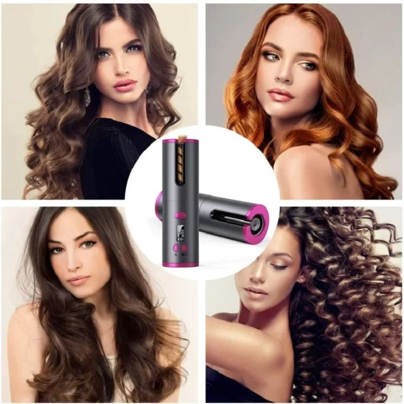 Automatic wireless hair curler USB wireless curling iron