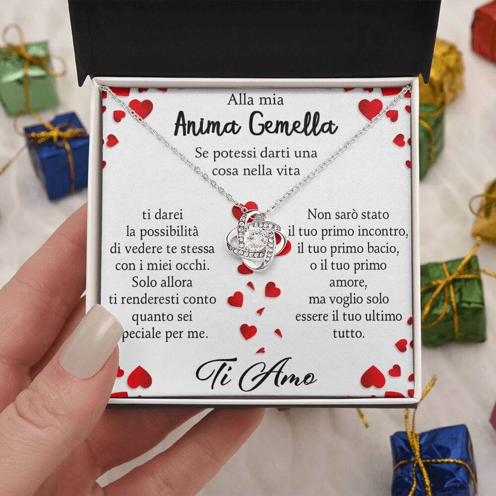 Collana Alla mia Anima Gemella Ti Amo
