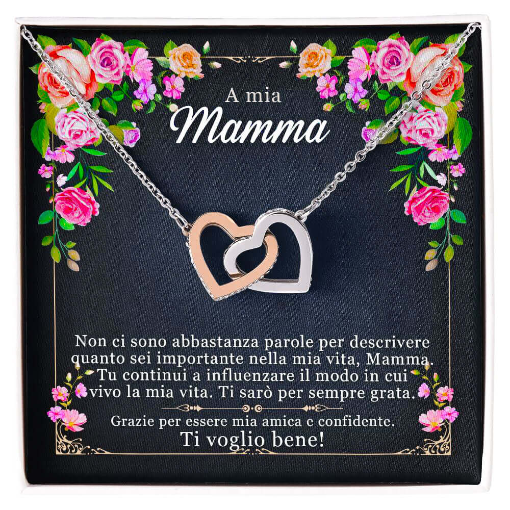 Collana A Mia Mamma - Ti voglio bene.