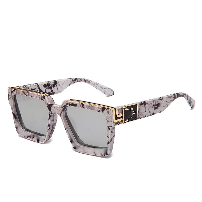 Fashion Big Square Rim Trendy Sunglasses