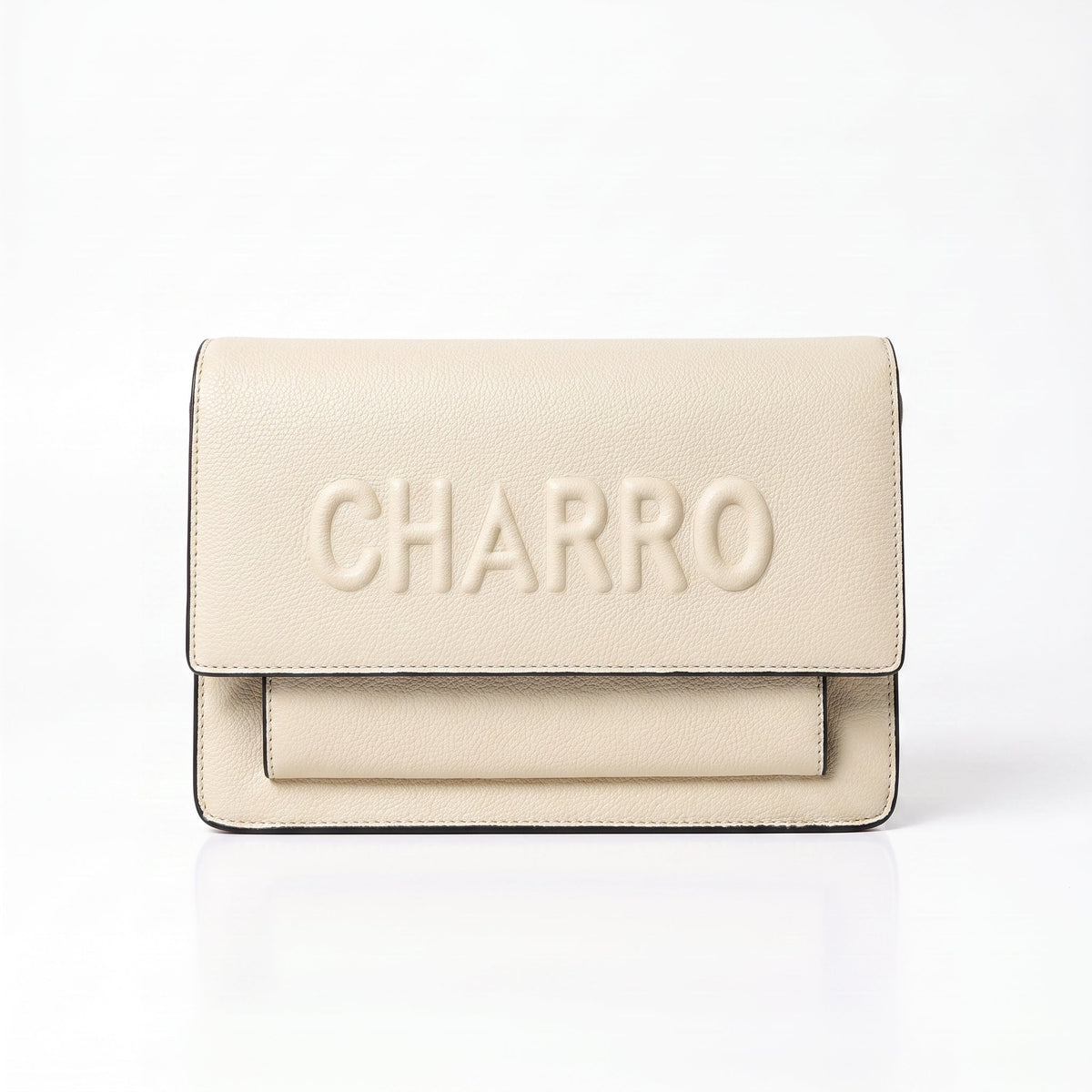 Charro Borsa a Tracolla con Logo in Rilievo