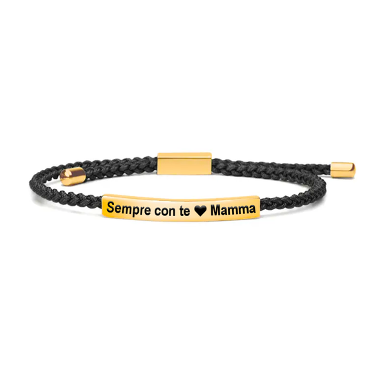 Bracciale Donna Acciaio Inox Lucidato - Sempre con te Mamma