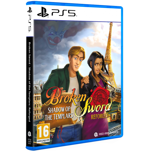 Broken Sword Shadow of the Templars: Reforged PS5 Gioco Italiano Playstation 5