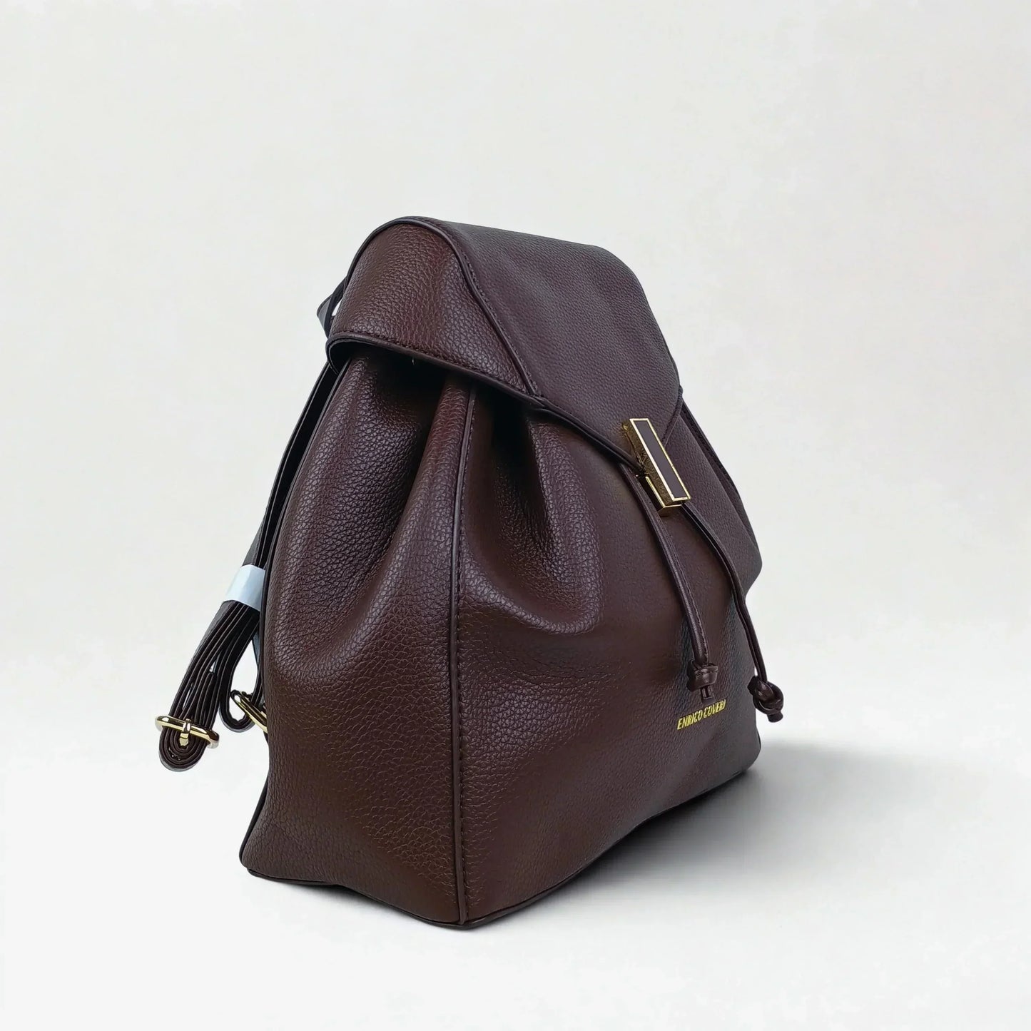 Brown Leather Backpack for Women MS-8289