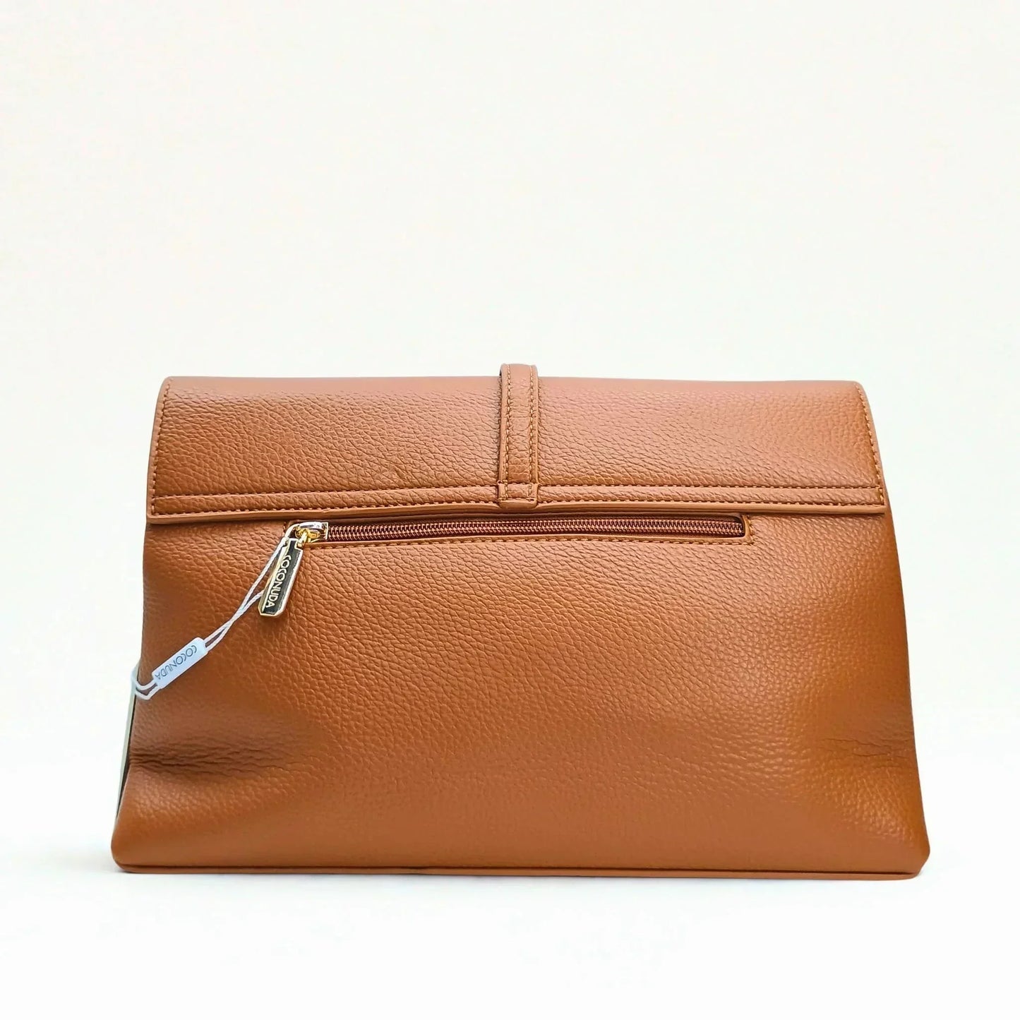 Brown Leather Clutch Bag - MS-9730