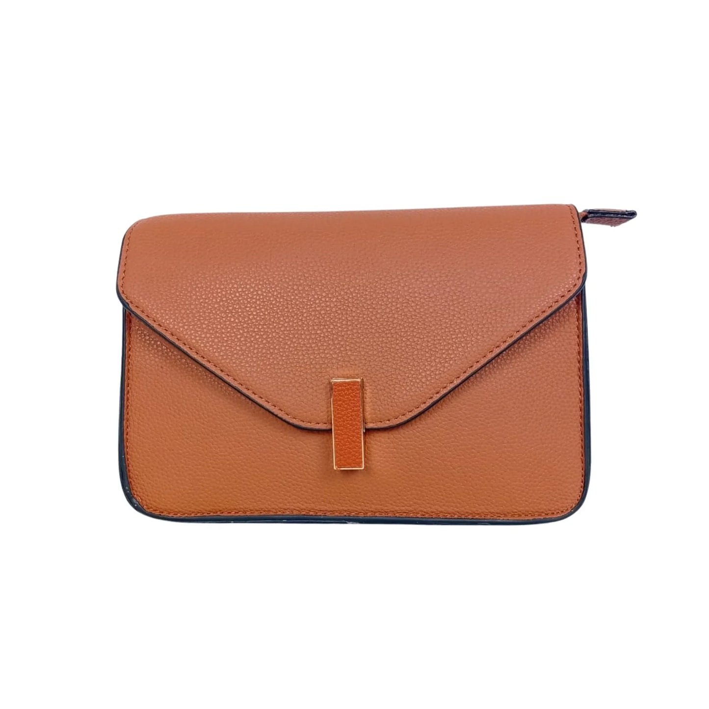 Brown Leather Shoulder Bag - MS-6346