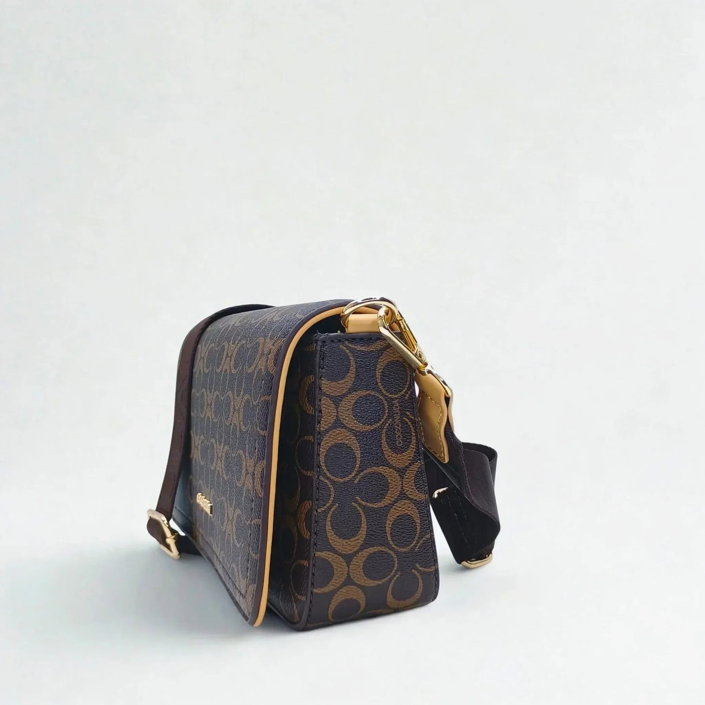 Brown Shoulder Bag with removable shoulder strap - MS-9723