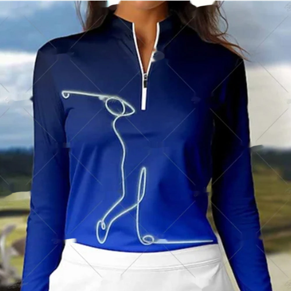 Golf Long Sleeve Quick-drying Breathable Cooldry Tennis Top