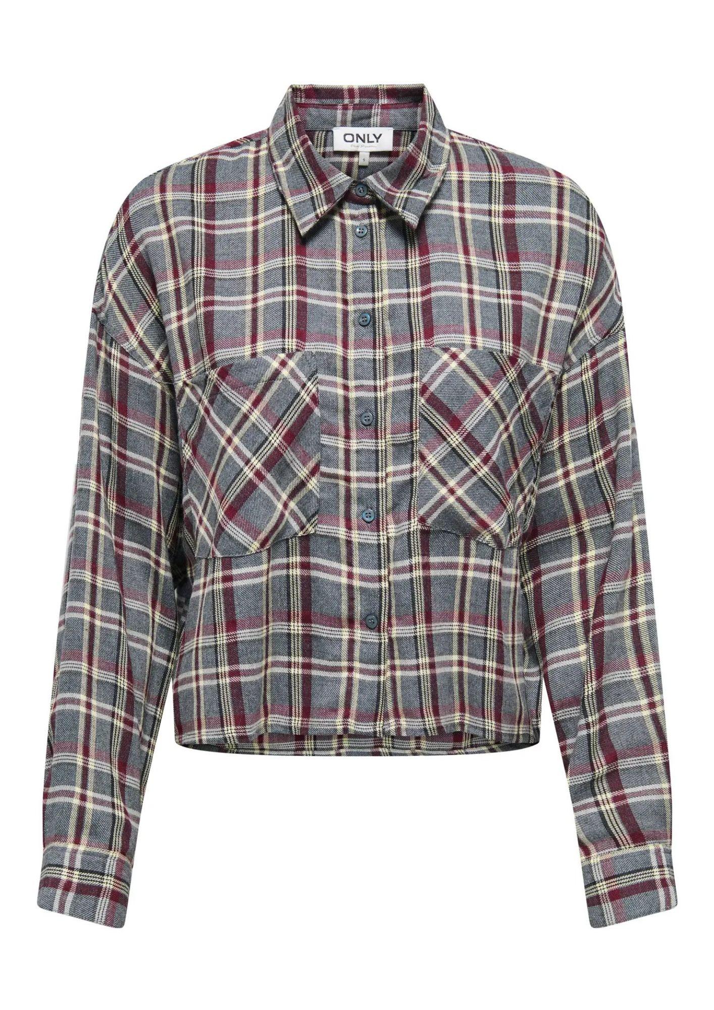 Only Camicia Donna Riley Grigia