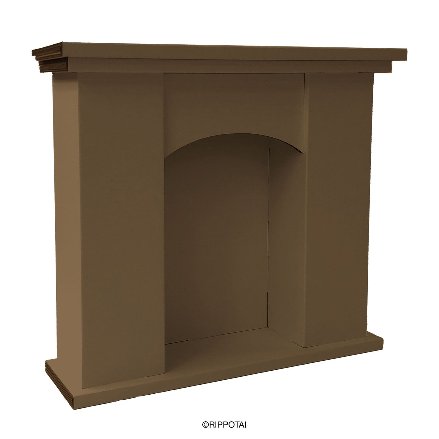 Camino di cartone ecologico per vetrine natalizie