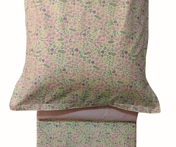 Campo di Fiori – Completo Letto Matrimoniale in Cotone Percalle Made in Italy