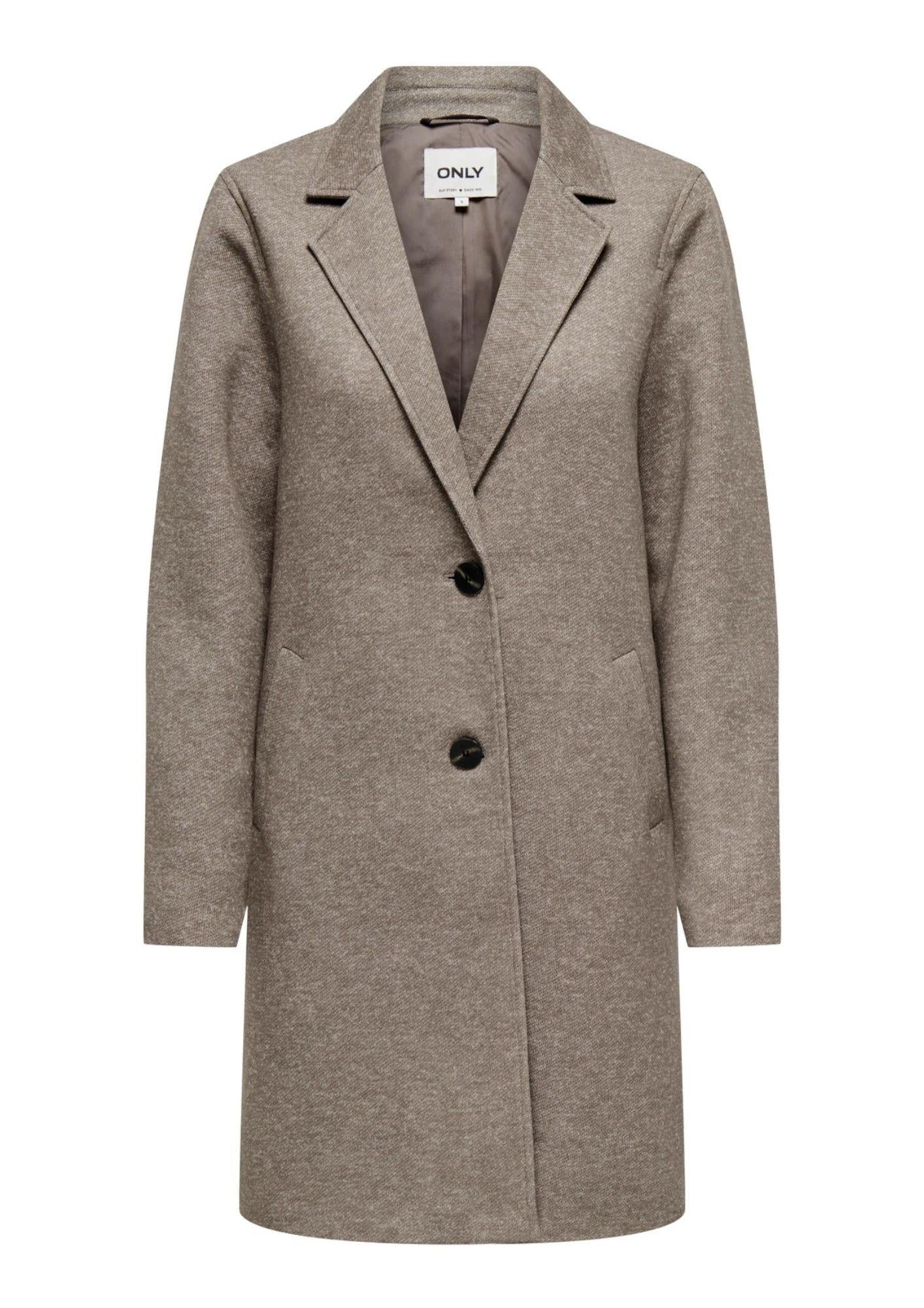 Only Cappotto Donna Sedona Marrone Noce