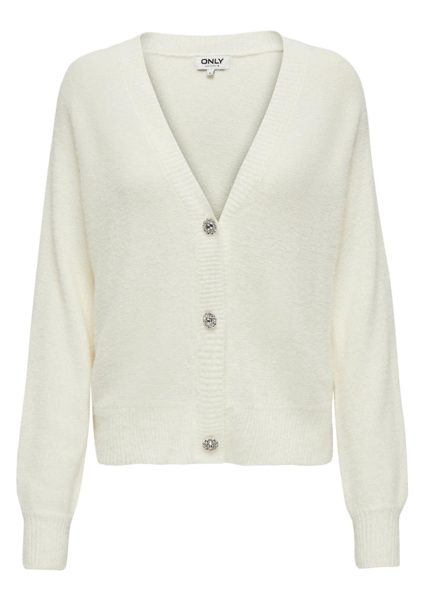 Only Cardigan Donna Lella Bianco