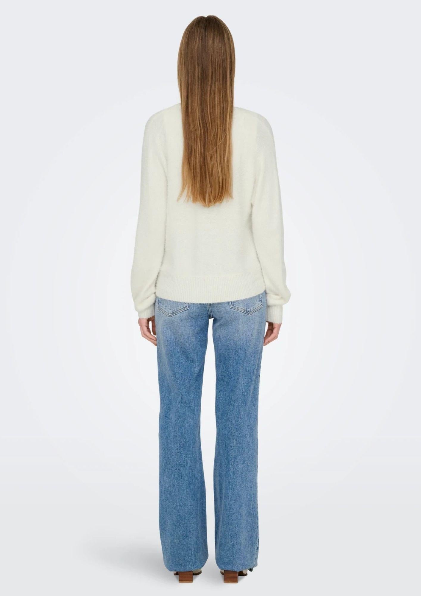 Only Cardigan Donna Lella Bianco