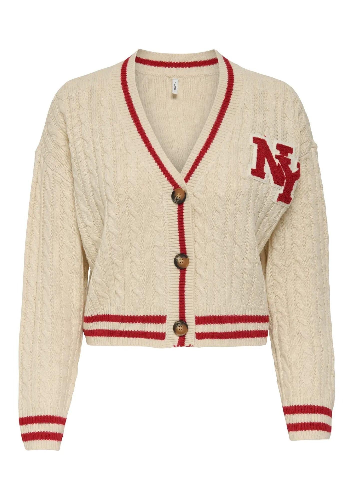 Only Cardigan Donna Thale Bianco