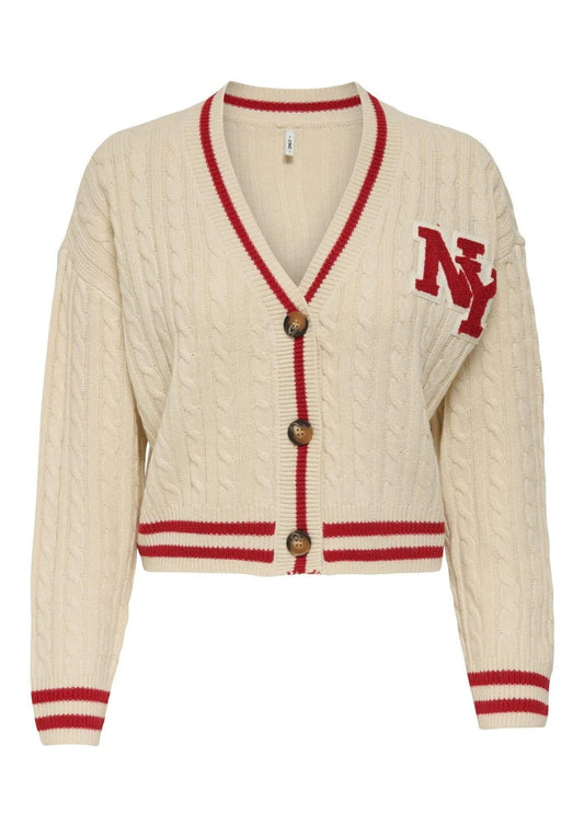 Only Cardigan Donna Thale Bianco